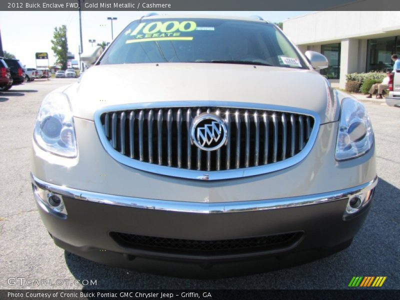 Gold Mist Metallic / Cashmere 2012 Buick Enclave FWD