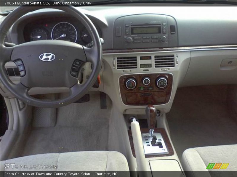 Dark Cinnamon / Gray 2006 Hyundai Sonata GLS