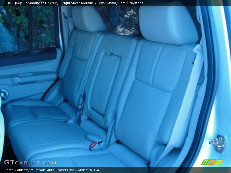 Bright Silver Metallic / Dark Khaki/Light Graystone 2007 Jeep Commander Limited