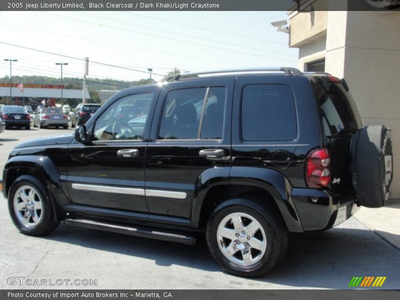 Black Clearcoat / Dark Khaki/Light Graystone 2005 Jeep Liberty Limited