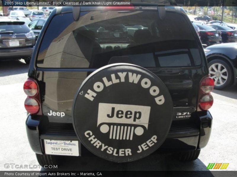 Black Clearcoat / Dark Khaki/Light Graystone 2005 Jeep Liberty Limited