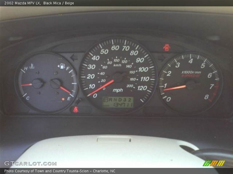 Black Mica / Beige 2002 Mazda MPV LX