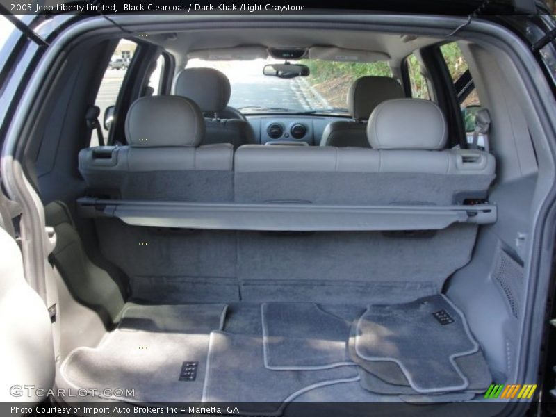 Black Clearcoat / Dark Khaki/Light Graystone 2005 Jeep Liberty Limited