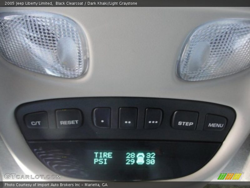 Black Clearcoat / Dark Khaki/Light Graystone 2005 Jeep Liberty Limited