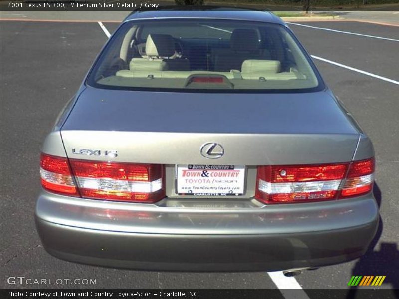 Millenium Silver Metallic / Gray 2001 Lexus ES 300