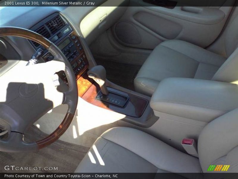 Millenium Silver Metallic / Gray 2001 Lexus ES 300