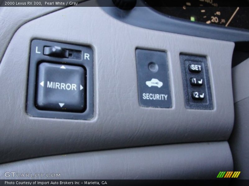 Pearl White / Gray 2000 Lexus RX 300