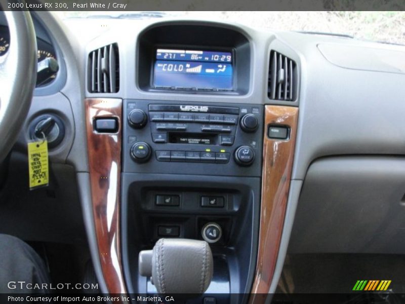 Pearl White / Gray 2000 Lexus RX 300