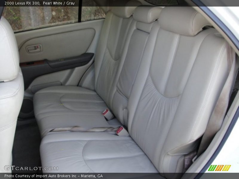 Pearl White / Gray 2000 Lexus RX 300