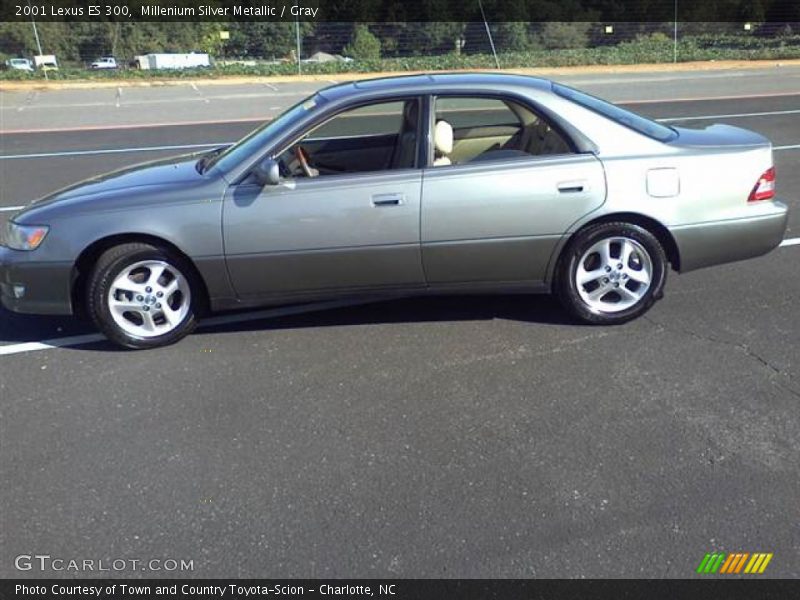 Millenium Silver Metallic / Gray 2001 Lexus ES 300