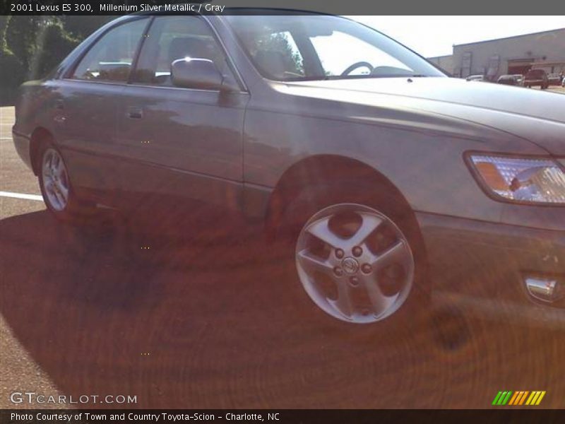 Millenium Silver Metallic / Gray 2001 Lexus ES 300