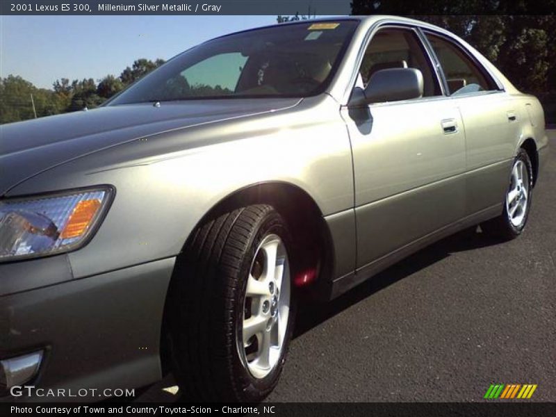 Millenium Silver Metallic / Gray 2001 Lexus ES 300