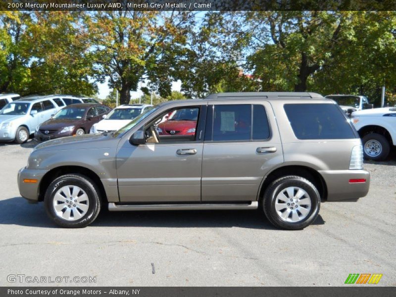 Mineral Grey Metallic / Camel 2006 Mercury Mountaineer Luxury AWD