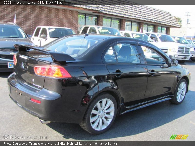 Black / Black 2008 Mitsubishi Lancer GTS