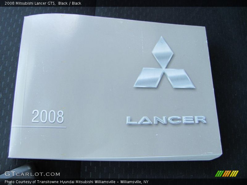 Black / Black 2008 Mitsubishi Lancer GTS