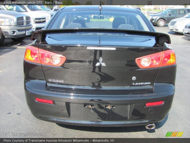 Black / Black 2008 Mitsubishi Lancer GTS