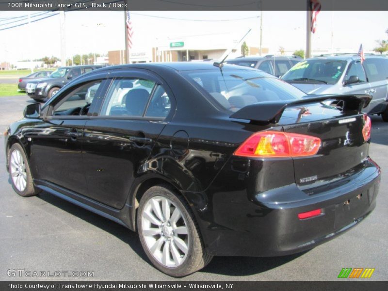 Black / Black 2008 Mitsubishi Lancer GTS