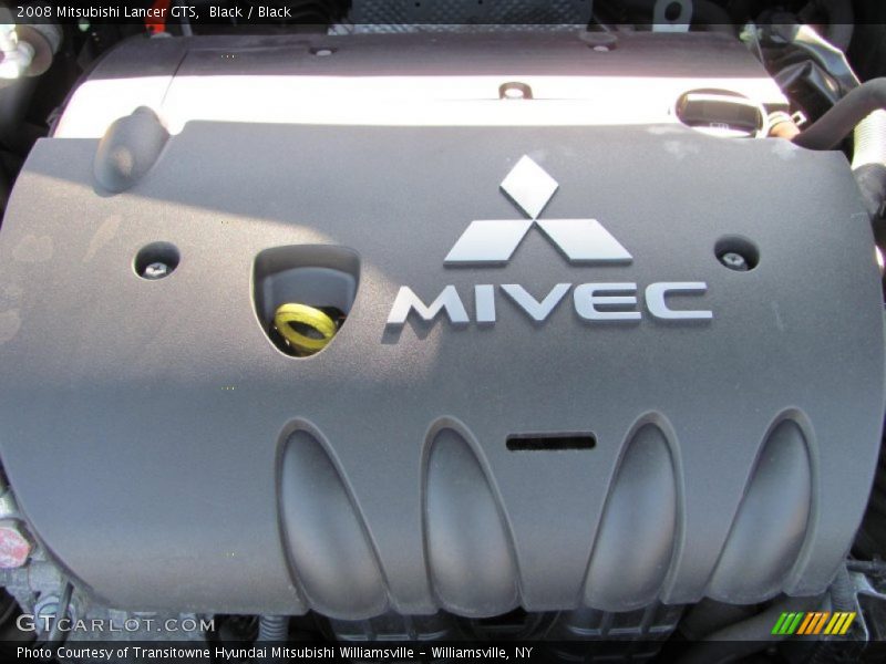 Black / Black 2008 Mitsubishi Lancer GTS