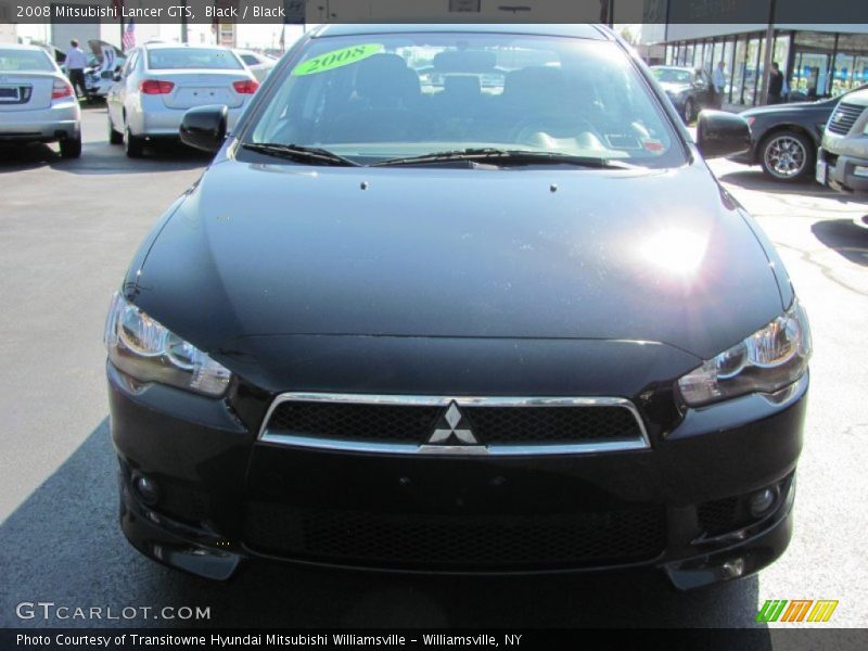 Black / Black 2008 Mitsubishi Lancer GTS