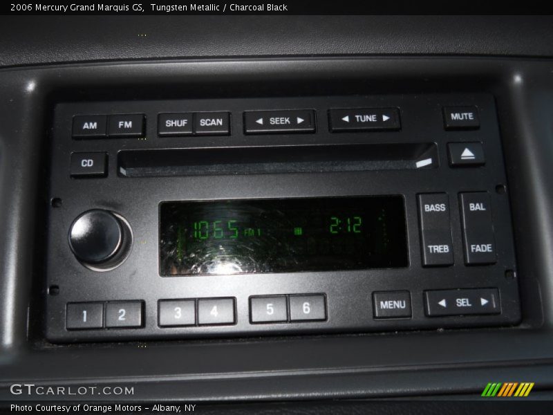 Audio System of 2006 Grand Marquis GS