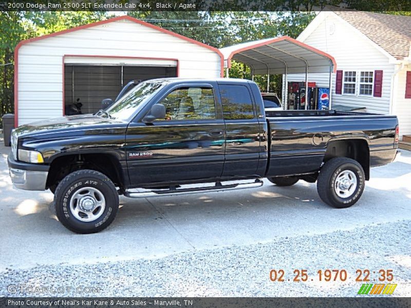 Black / Agate 2000 Dodge Ram 2500 SLT Extended Cab 4x4