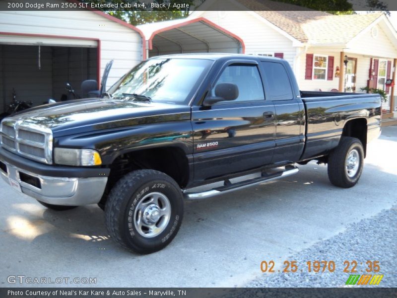 Black / Agate 2000 Dodge Ram 2500 SLT Extended Cab 4x4