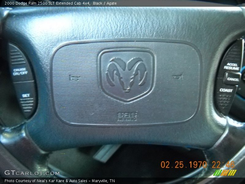 Black / Agate 2000 Dodge Ram 2500 SLT Extended Cab 4x4