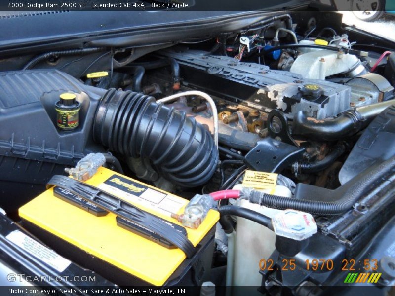  2000 Ram 2500 SLT Extended Cab 4x4 Engine - 5.9 Liter Cummins OHV 24-Valve Turbo-Diesel Inline 6 Cylinder