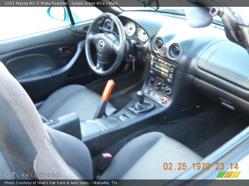  2003 MX-5 Miata Roadster Black Interior