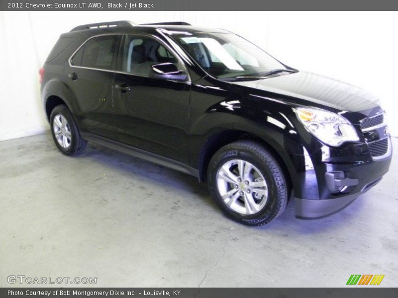 Black / Jet Black 2012 Chevrolet Equinox LT AWD