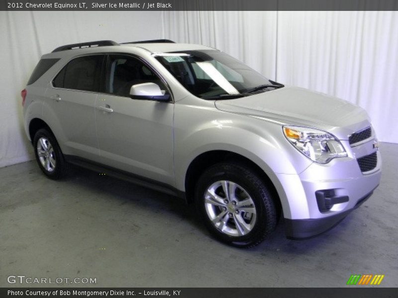 Silver Ice Metallic / Jet Black 2012 Chevrolet Equinox LT