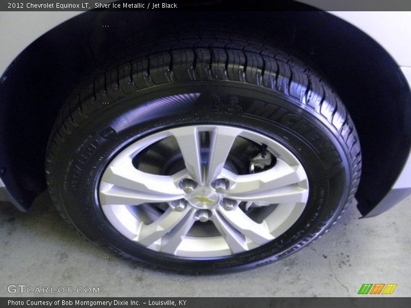 Silver Ice Metallic / Jet Black 2012 Chevrolet Equinox LT