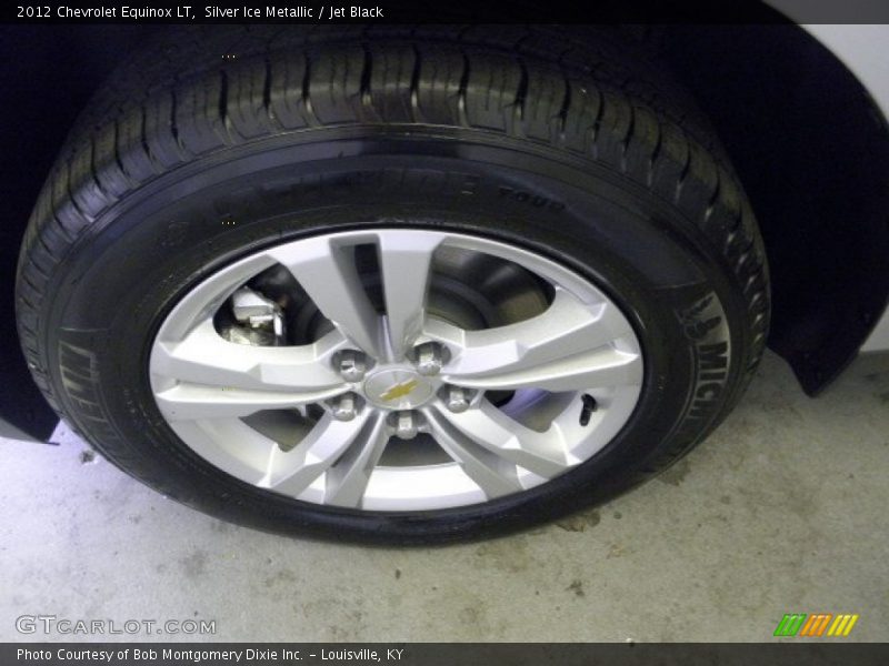 Silver Ice Metallic / Jet Black 2012 Chevrolet Equinox LT