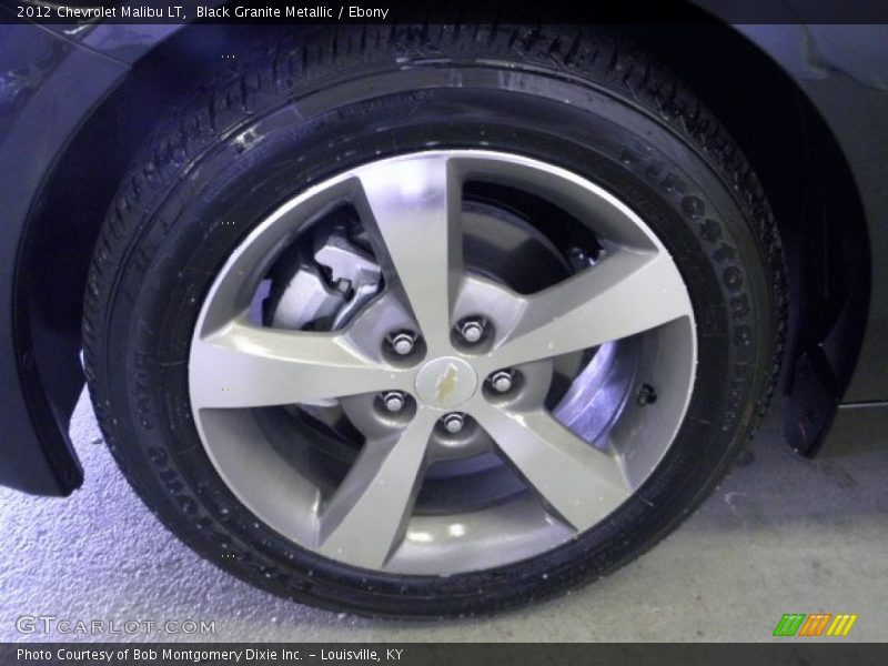Black Granite Metallic / Ebony 2012 Chevrolet Malibu LT
