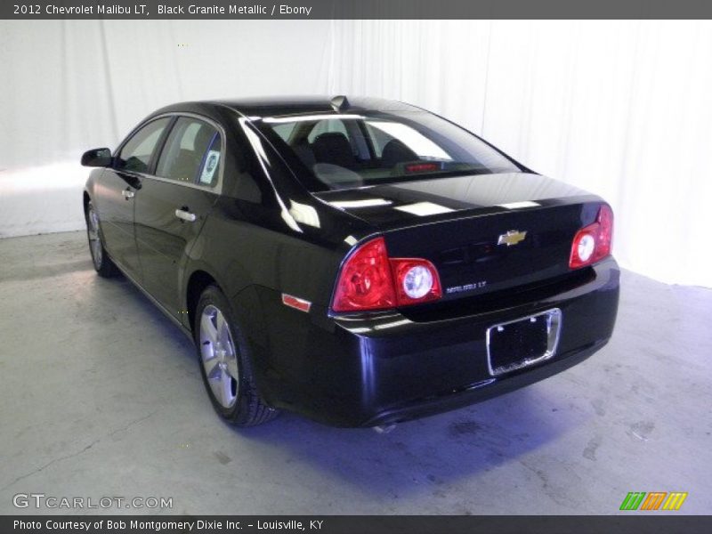 Black Granite Metallic / Ebony 2012 Chevrolet Malibu LT