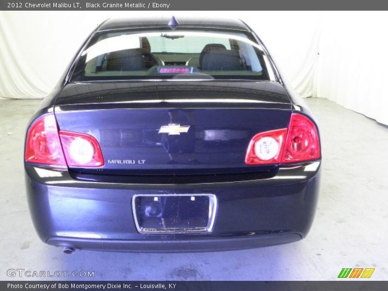 Black Granite Metallic / Ebony 2012 Chevrolet Malibu LT