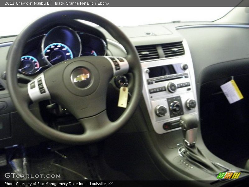 Black Granite Metallic / Ebony 2012 Chevrolet Malibu LT