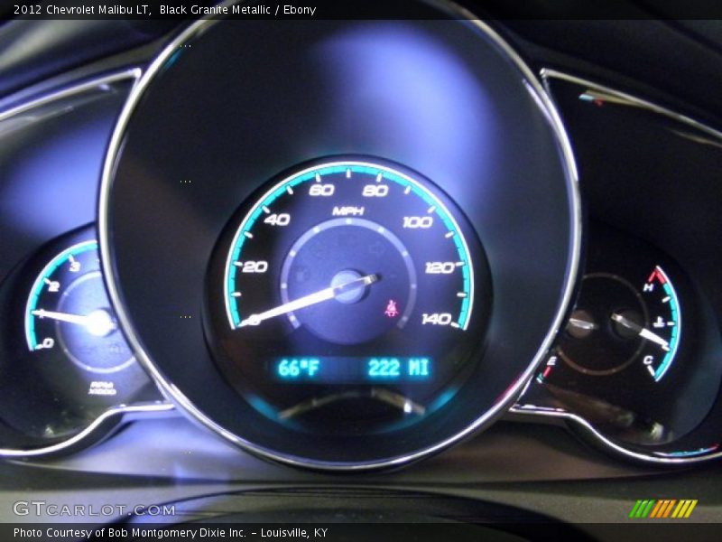 Black Granite Metallic / Ebony 2012 Chevrolet Malibu LT