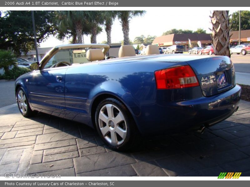 Caribic Blue Pearl Effect / Beige 2006 Audi A4 1.8T Cabriolet