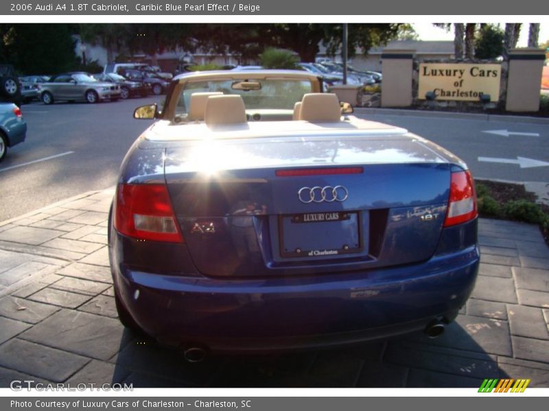 Caribic Blue Pearl Effect / Beige 2006 Audi A4 1.8T Cabriolet