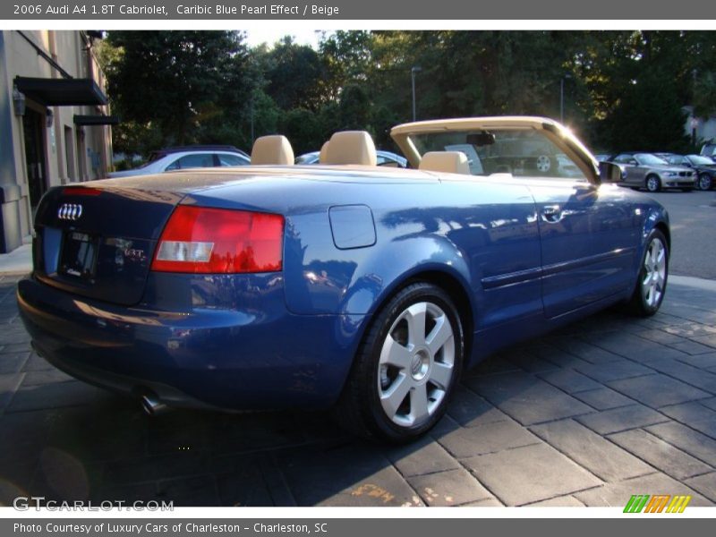 Caribic Blue Pearl Effect / Beige 2006 Audi A4 1.8T Cabriolet