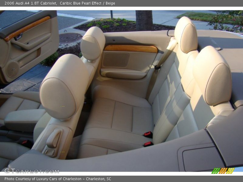 Caribic Blue Pearl Effect / Beige 2006 Audi A4 1.8T Cabriolet