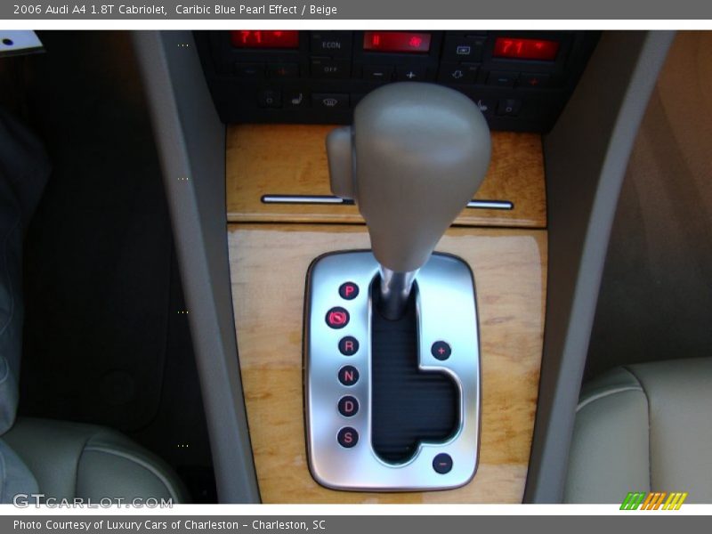 Caribic Blue Pearl Effect / Beige 2006 Audi A4 1.8T Cabriolet