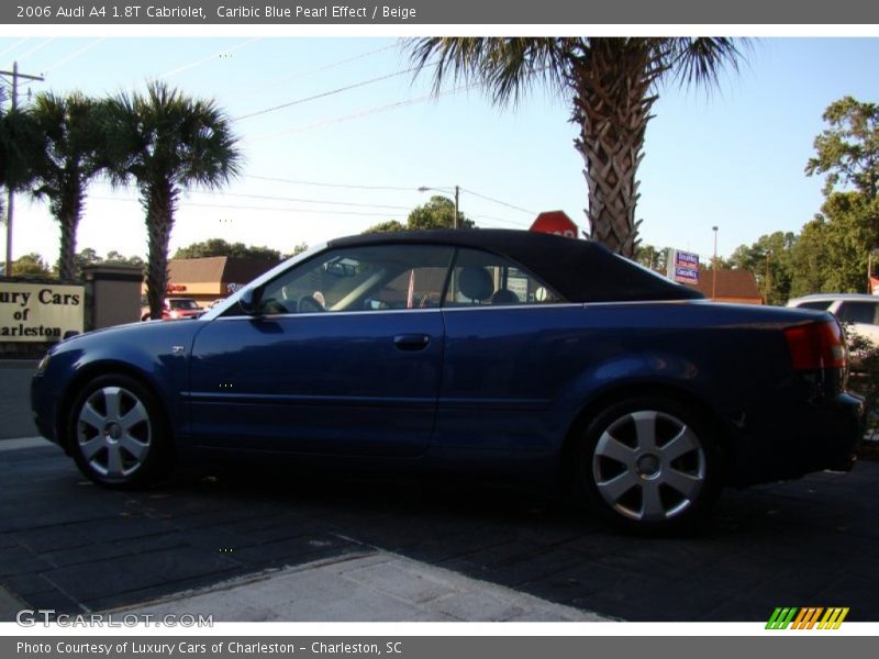 Caribic Blue Pearl Effect / Beige 2006 Audi A4 1.8T Cabriolet