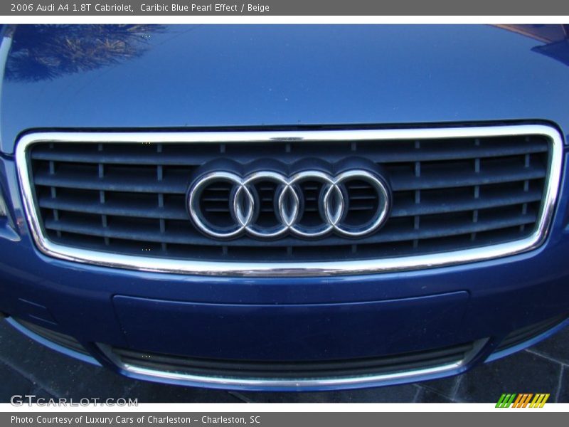 Caribic Blue Pearl Effect / Beige 2006 Audi A4 1.8T Cabriolet
