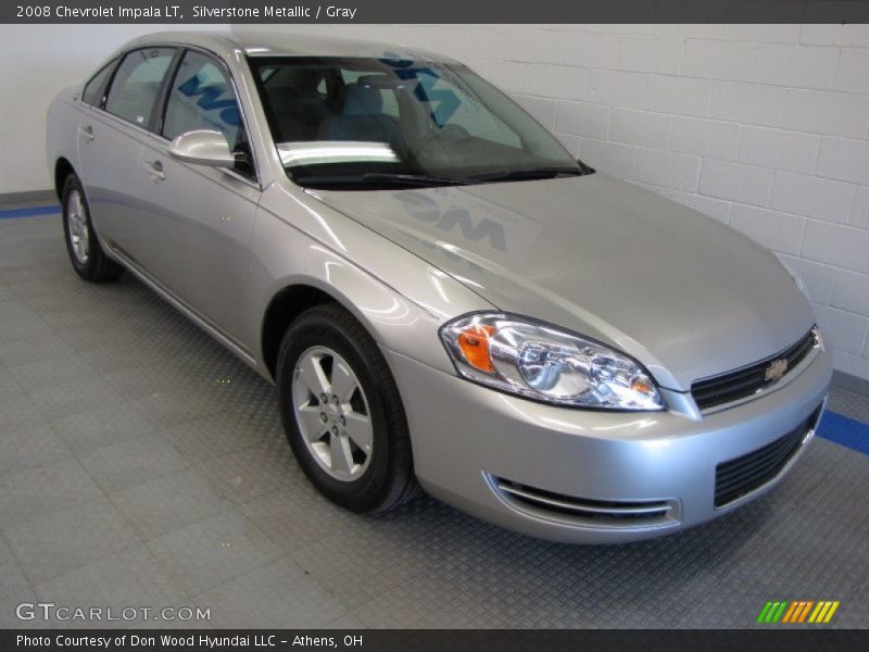 Silverstone Metallic / Gray 2008 Chevrolet Impala LT