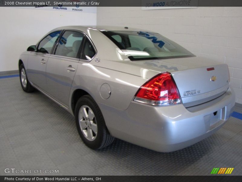 Silverstone Metallic / Gray 2008 Chevrolet Impala LT