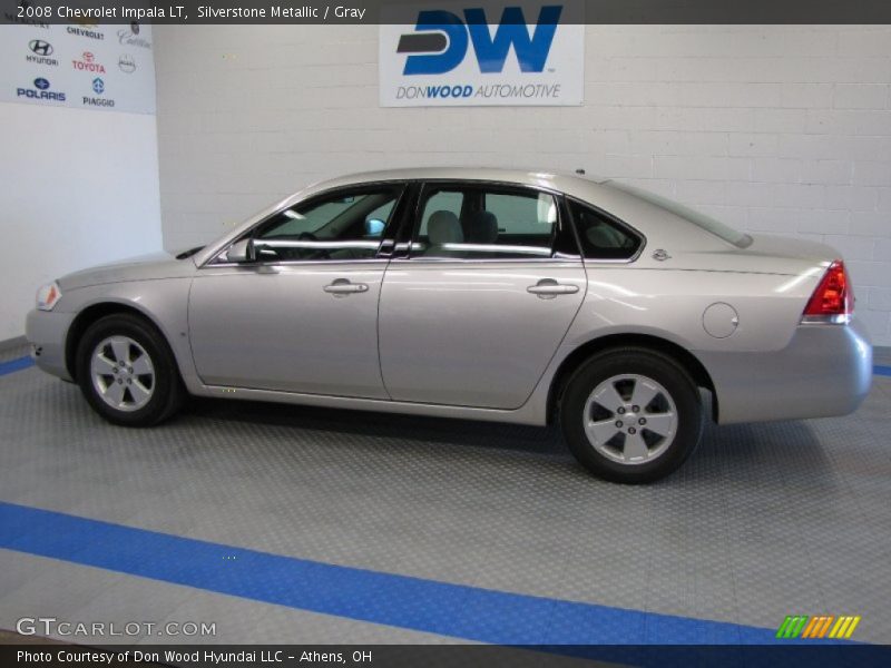 Silverstone Metallic / Gray 2008 Chevrolet Impala LT