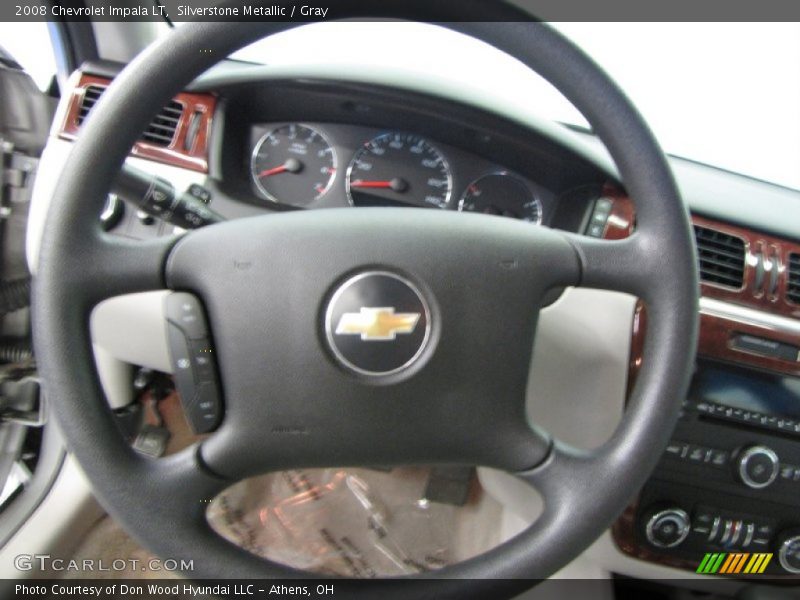 Silverstone Metallic / Gray 2008 Chevrolet Impala LT