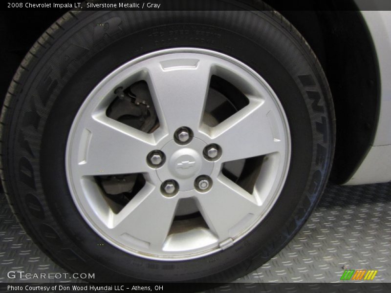 Silverstone Metallic / Gray 2008 Chevrolet Impala LT